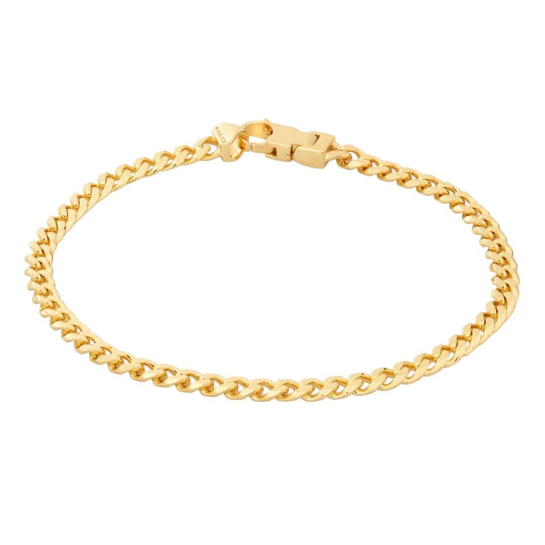 King Ice 4mm Miami Cuban Link Bracelet - Gold - GOLD
